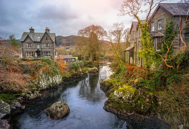 Betws-y-coed scenic view