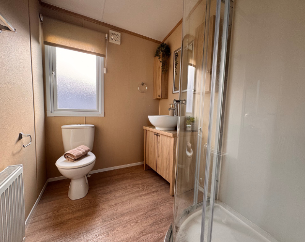 Regal Sandringham Static Caravan For Sale North Wales Bathroom