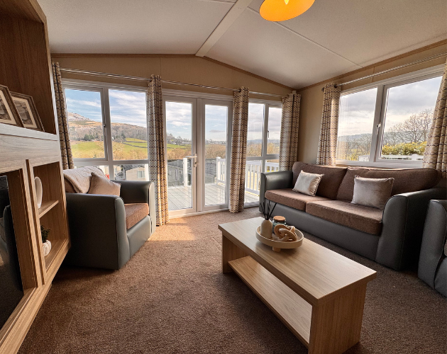 Regal Sandringham Static Caravan For Sale North Wales Lounge