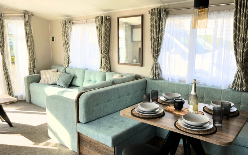 Willerby Brookwood Static Caravan For Sale North Wales Living Area